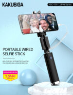 KAKU LV Series 3.5mm wire-controlled selfie stick - Image 2