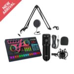 X5 Sound Card + BM800 Mic Set Condenser Microphone