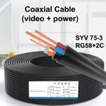 RG 58 Coaxial Video+Power Cable Roll AIWA BRAND