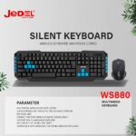 JEDEL WIRELESS COMBO MOUSE AND KEYBOARD WS880 - Image 3
