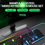 T-Wolf TF230 RGB LED Gaming Keyboard and Mouse