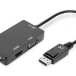 DISPLAY PORT TO 3 IN 1 HDMI, VGA & DVI Converter