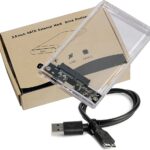 SATA HARD DISK ENCLOSURE USB 3.0 to SATA 2.5 inch TRANSPARENT