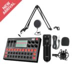 M9 Sound Card + BM800 Mic Set Condenser Microphone