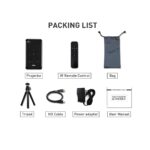 Borrego P09 Portable 4K UHD Mini Smart Rechargeable Projector - Image 5