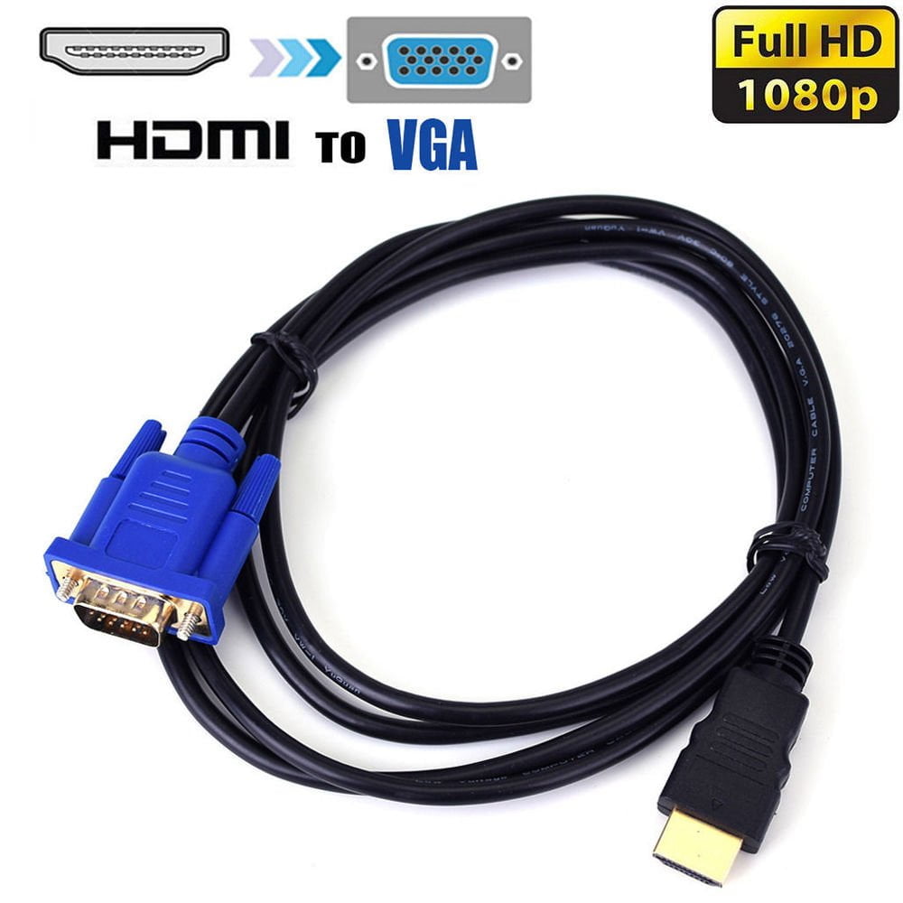 6bce28b2-2c72-40e6-b3ea-904133cbdd1a_1.3d053934a64144db20247d2dd3fa74e9.jpeg HDMI to VGA CABLE +IC 1.8m - Image 1