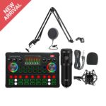 M3A Sound Card + BM800 Mic Set Condenser Microphone