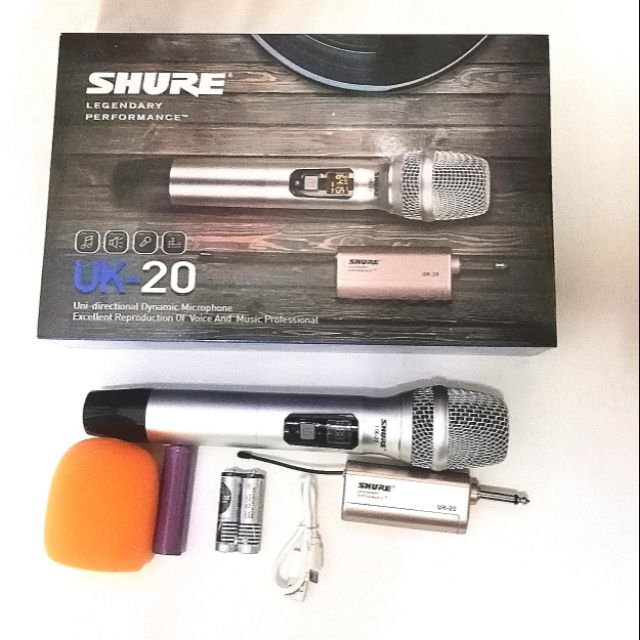 8dd46bc171784c1ab15730a3025302d9.jpeg SHURE UK-20 wireless Microphone - Image 1