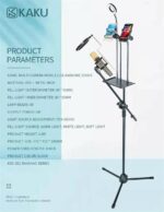 KAKU KSC-352 Multi Camera Mobile Live Karaoke Stand - Image 4