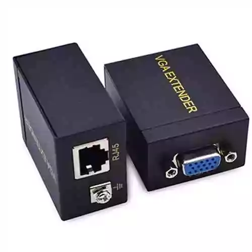 VGA-Extender-60M-VGA-Signal-Extender-for-RJ45-CAT56-60m@ido.lk_.jpg.webp VGA Extender 60m +IC Metal shell - Image 1